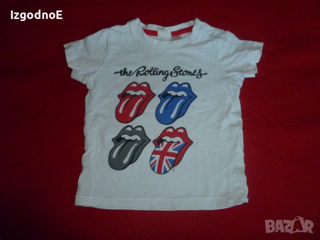 68см H&M Rolling Stones, снимка 2 - Бебешки блузки - 41529668