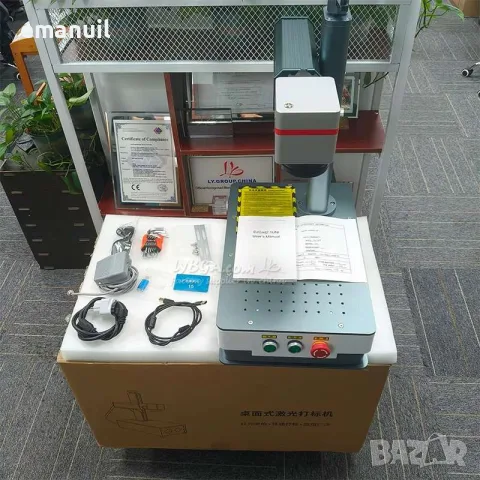 Fiber Laser Raycus 1064nm 30W 3000€ и 50W 3835€ лазер лазерно гравиране маркиране, снимка 5 - Други машини и части - 52418246