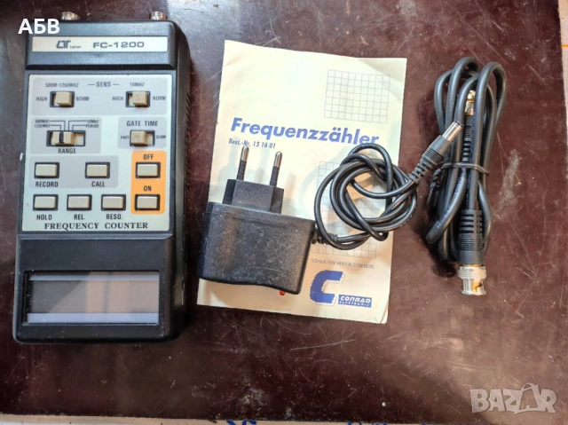 Продава се портативен честотомер / брояч LUTRON FC-1200 до 1.25 Гхц