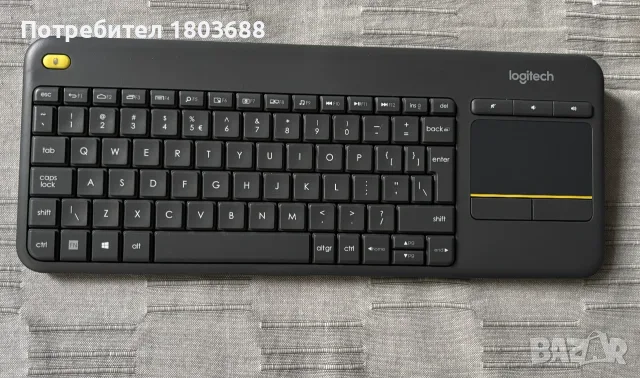 Клавиатура LOGITECH K400 PLUS BLACK