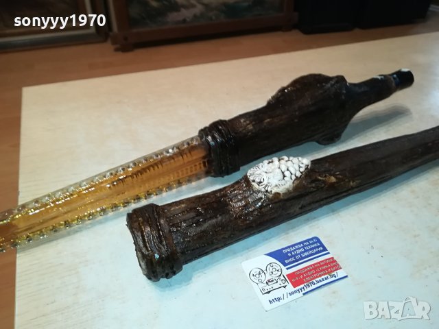 СТЪКЛЕН МЕЧ С НОЖНИЦА 80СМ 0907230850, снимка 4 - Антикварни и старинни предмети - 41492922