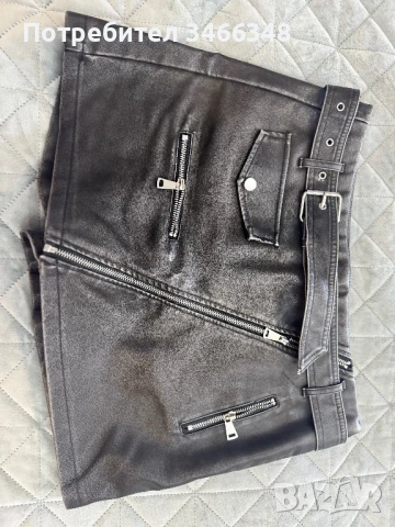 Кожена пола панталон , снимка 1