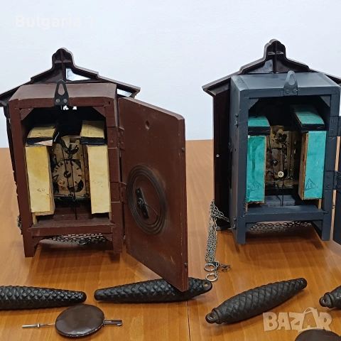стенен часовник МАЯК с махало кукувичка , снимка 5 - Антикварни и старинни предмети - 53306610