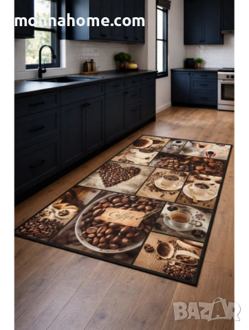 80/250 см Перящ килим за кухня с противоплъзгаща подложка, снимка 2 - Килими - 53638209