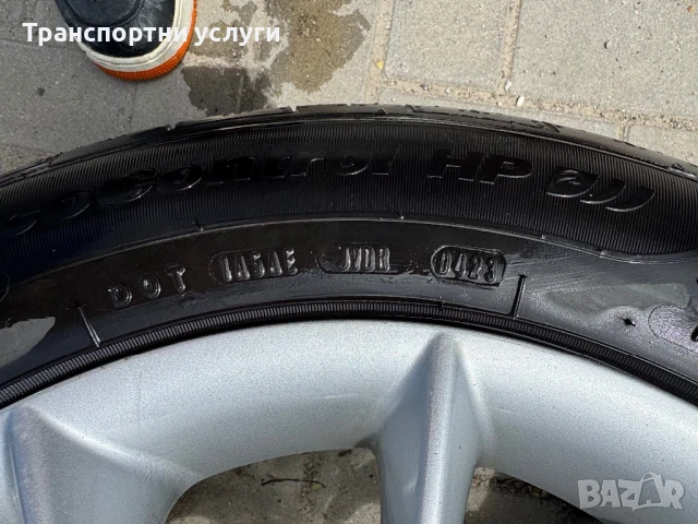 Летни гуми (23 дот) с джанти 15 цола 4х100 - 195/65/15, снимка 5 - Гуми и джанти - 51194093