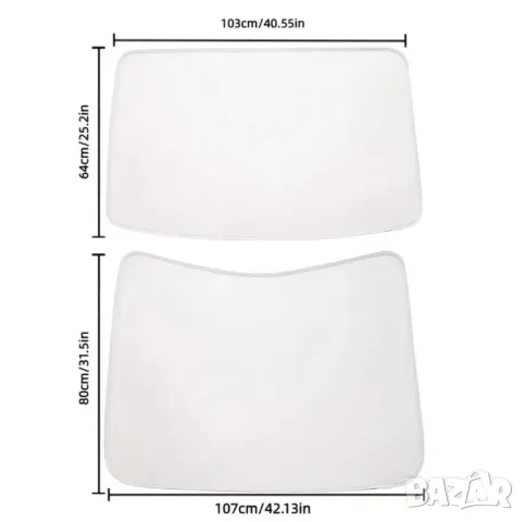 Оригинален Автомобилен Панорамен Слънцезащитен Сенник за Tesla Model 3 (2017-2023), 99% UV Защита!, снимка 4 - Аксесоари и консумативи - 49939603