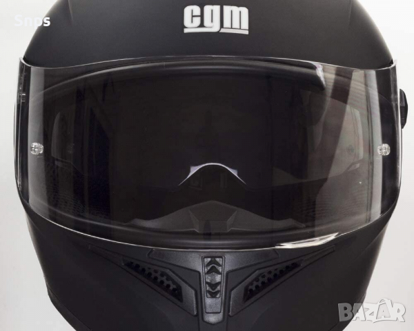 Каска  за мотор CGM Full-Face, XS(53-54см), L (59-60 см),  ХХL (63-64 см) Черна и сив графит, снимка 4 - Аксесоари и консумативи - 36138543