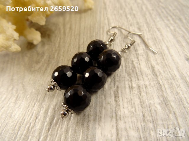 Обеци от естествен камък, снимка 2 - Обеци - 39629931