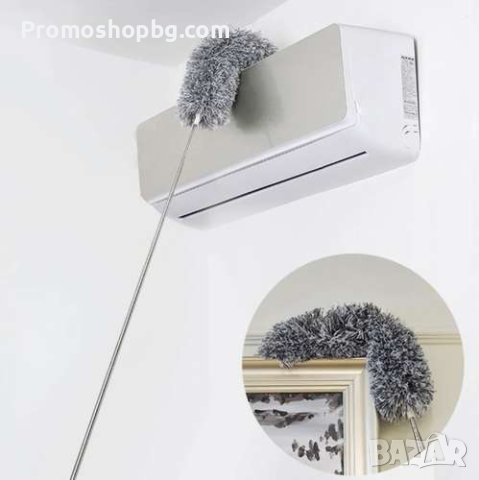 Четка за почистване с два накрайника и удължаваща се дръжка, снимка 5 - Мопове, кофи, четки и метли - 41716619