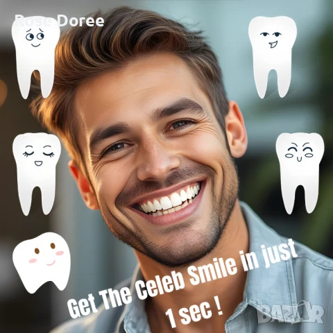 Удобни меки силиконови избелващи протеза горни и долни изкуствени лепящи се фасети зъби