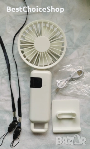 преносим акумулаторен вентилатор, модел Y07, с вградена батерия, снимка 3 - Друга електроника - 53399348