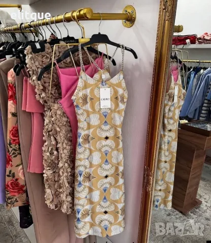 Дамска рокля с верижки по модел на Zara