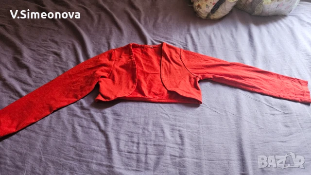 Жилетка - болеро , снимка 3 - Детски пуловери и жилетки - 50930363