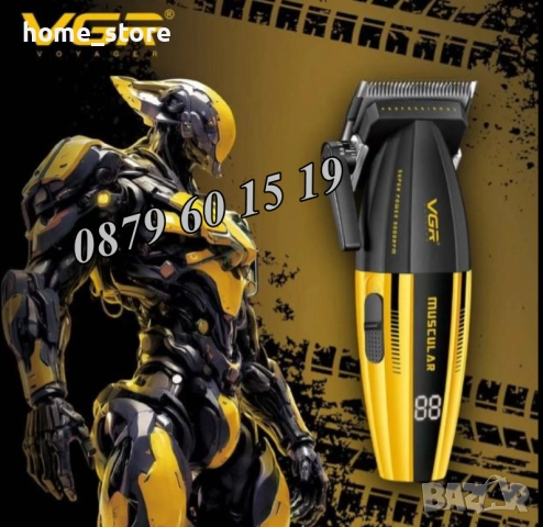 Безжична машинка за подстригване VGR 285, машинка за коса, снимка 2 - Машинки за подстригване - 52438492