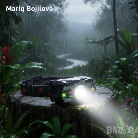 LED челник BL-CT108 с PIR сензор за безконтактно включване, водоустойчив и лек