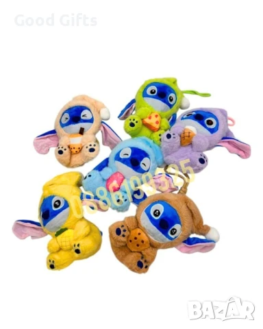 Labubu Stitch, Лабубу Стич Ключодържател , снимка 10 - Плюшени играчки - 51137051