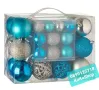 Топки за елха тюркоаз-50 броя/сини топки за елха/Коледна декорация , снимка 2