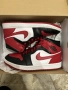 Nike Air Jordan 1 Mid Alternate Bred Toe, снимка 1