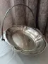 Посребрена английска кошничка за плодове, снимка 9