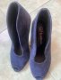Дамски обувки -ест. велур, снимка 1 - Дамски елегантни обувки - 40759531