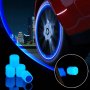 Светещи капачки за вентили на коли, мотори и колела - Blue, снимка 1