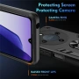 Калъф за Honor Magic8 Lite 5G - PC+TPU, с Ротационен стенд, Монтаж за Кола, 3 Цвята, Вкл. Протектор, снимка 5