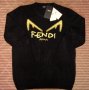Fendi мъжки пуловер черен нов с етикет, снимка 5