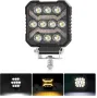  Висок клас LED Диоден Боен фар за трактори ATV мотокари камиони Квадрат, снимка 6