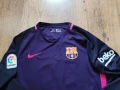 nike barcelona away 2016-17 - мъжка футболна блуза М, снимка 2
