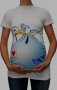 Ежедневна тениска с къс ръкав Toponly за бременни,дамскa блуза за бременни, снимка 2