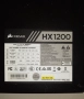 1200W /Corsair HX Series HX1200 - 1200W Platinum, снимка 2