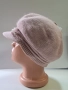 318 Дамска бутикова шапка каскет - ангора, снимка 3