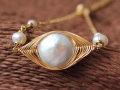 Бижута с естествени, култивирани перли - Авторска, бутикова бижутерия със сертификат, снимка 15