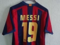 Barcelona #19 Lionel Messi 2005 2006 Home Nike оригинална тениска фланелка екип Меси Барселона, снимка 3