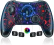 Нов Безжичен Про Контролер джойстик за PC, телефон iPhone, Android, Switch с LED и Турбо, снимка 1