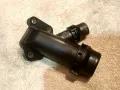 Фланец, конектор, термостатно тяло за BMW E81 E87 E90 E91 E60 E61 - 2.0d, снимка 1