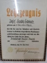 Рядък немски документ от 1940 г. – Свидетелство за обучение с печат, снимка 2