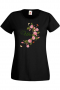 Дамска тениска Ива цветя и пеперуди,Имен ден Подарък,Изненада,Празник,Цветница, снимка 1 - Тениски - 36442128