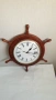Стар дървен кварцов корабен часовник, снимка 5