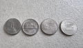 Монети. САЩ . 5 цента . 4 различни монети., снимка 1 - Нумизматика и бонистика - 44693638