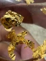 Ключодържател със златни късчета варак в смола , снимка 5