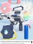 Базука за сапунени балони с резервоар, пушка за балончета, пистолет за сапунени балончета, син, снимка 1 - Образователни игри - 41456039