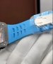 Мъжки луксозен часовник Richard Mille RM 53-01 Blue Rubber Strap Super High Quality , снимка 16