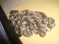 МЕГА КРАСИВ ВИНТИДЖ СТАР СРЕБЪРЕН ЛАНЕЦ СРЕБРО 925 РЕТРО АРТ ПЛЕТКА РЪЧНА МАЙСТОРСКА ИЗРАБОТКА 25976, снимка 16