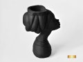 Кашпа с форма на глава на африканска жена / Подарък за дома / Кашпа за цветя и сукуленти, снимка 7