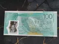 Банкнотa - Ямайка - 100 долара UNC (юбилейна) | 2022г., снимка 2