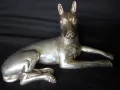 статуетка куче сребро 8/16.5 см, снимка 1