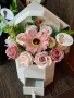 Предлагам ви букети шапка със сапунени цветя за абитуриенти/абсолвенти.               , снимка 13