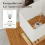 Нощна лампа HOMCOM, USB портове, снимка 6