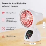 Инфрачервена лампа  150 W с таймер, , нагревател с регулируема температура и ъгъл , снимка 2
